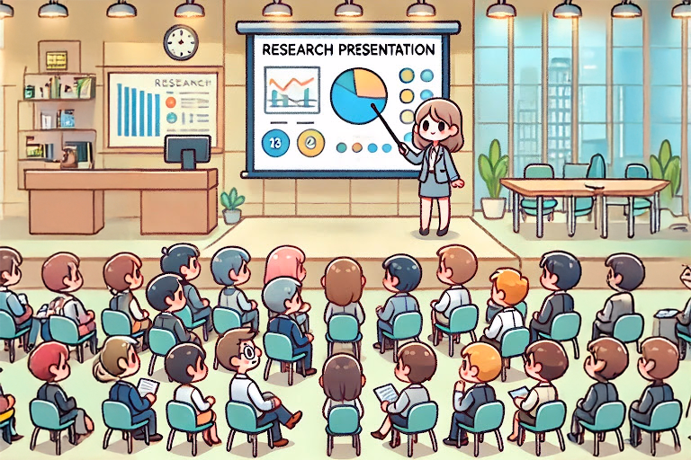 学生口頭発表のイメージ
